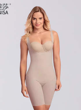 Leonisa四季超薄塑身连体衣女瘦身一片式收腹束腰紧身美体内衣