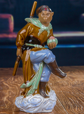 石湾公仔西游记齐天大圣工艺品