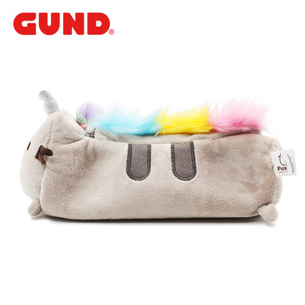 GUND彩虹独角兽笔袋化妆包大容量装笔收纳袋送儿童女生生日礼物