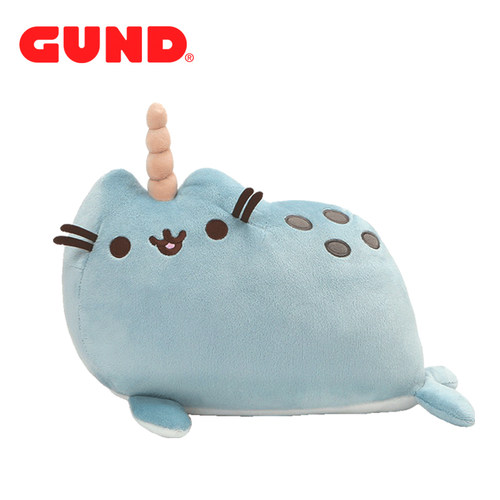 GUND胖吉猫毛绒玩具公仔独角鲸
