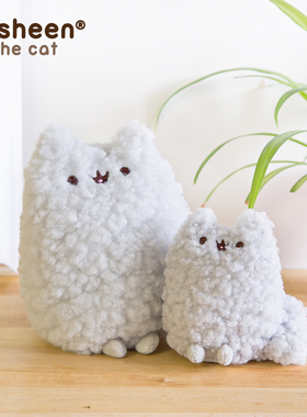 pusheen胖吉猫妹妹小雨毛绒公仔可爱娃娃玩偶情人节礼物送女朋友