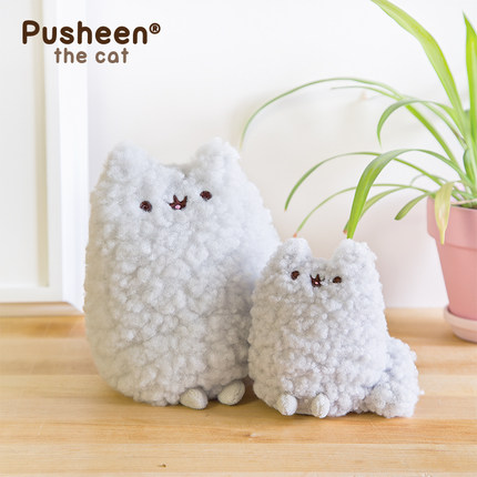 pusheen胖吉猫妹妹小雨毛绒公仔可爱娃娃玩偶情人节礼物送女朋友