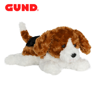 gund毛绒玩具公仔狗趴姿小狗可爱萌狗抱抱狗布娃娃玩偶情人节礼物