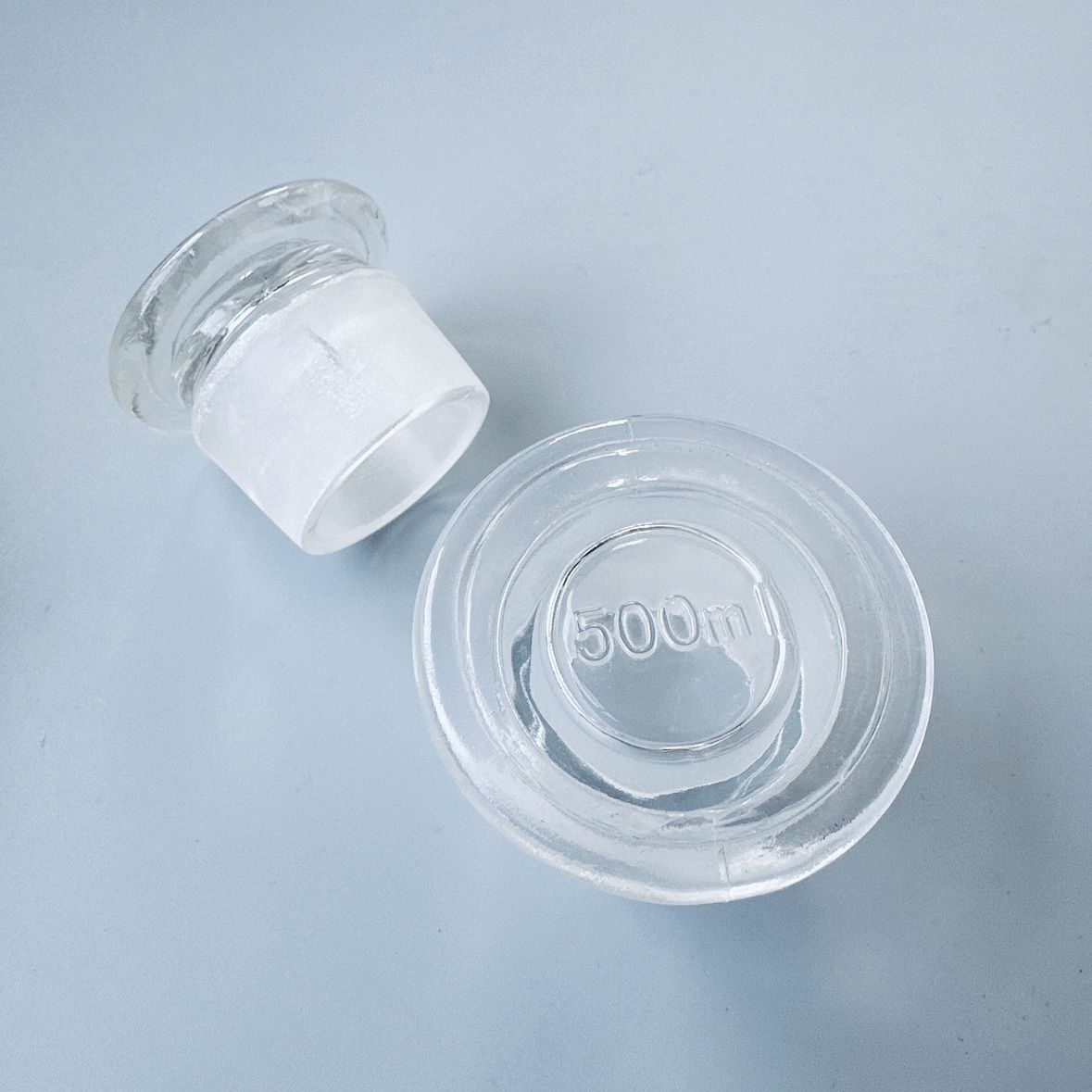 玻璃瓶塞子通用磨砂瓶盖子广口瓶盖子密封盖玻璃瓶盖广口大口橡胶