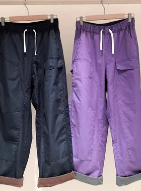 素然裤子 0系列 25女士春夏新款工装宽松直筒休闲裤A0251PA13