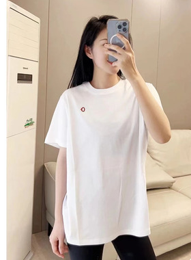 素然T恤 0系列 2024春夏女士100支棉涤基础针织短袖T恤 A0241TS23