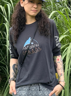 素然T恤 0系列 25女新款棉涤图案吸湿速干防晒长袖T恤 A0253TS03