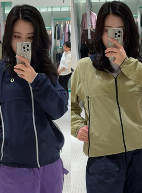 素然短外套 0系列 25年春夏女新款运动轻量带帽风衣外套A0251JA15