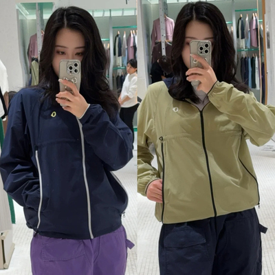 素然春夏女士轻量带帽短外套