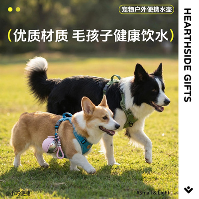 不锈钢折叠便携宠物饮水器