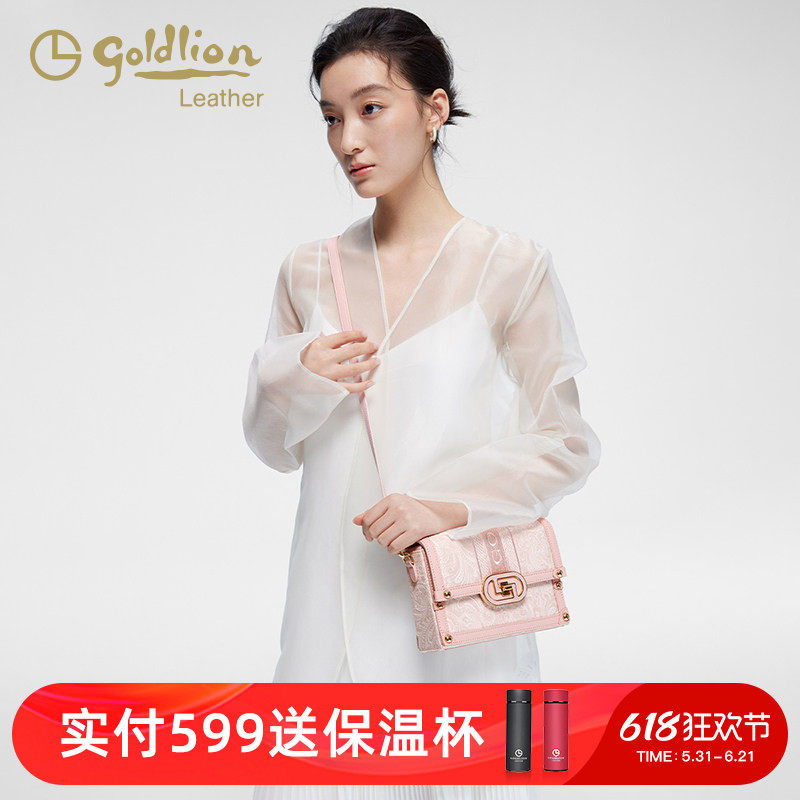 金利来轻奢刺绣女包2026新款时尚百搭洋气单肩包潮流斜挎通勤小包