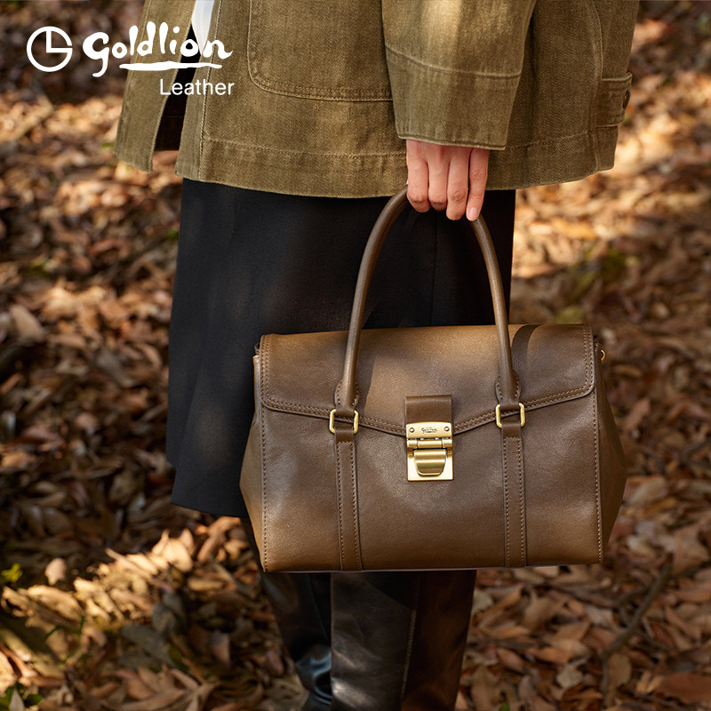 金利来2026新款女包真皮手提包时尚百搭质感单肩斜挎包大容量通勤