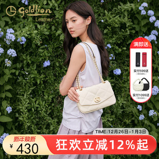 金利来优雅气质单肩包简约新款 潮流百搭斜挎链条小方包简约通勤包