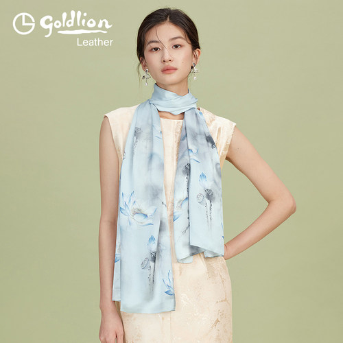 丝巾金利来时尚百搭领巾