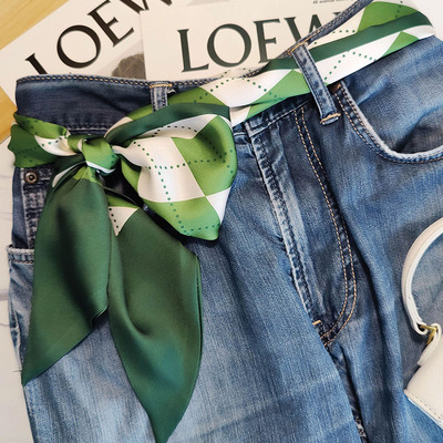 丝巾小长条女夏季百搭发带腰带