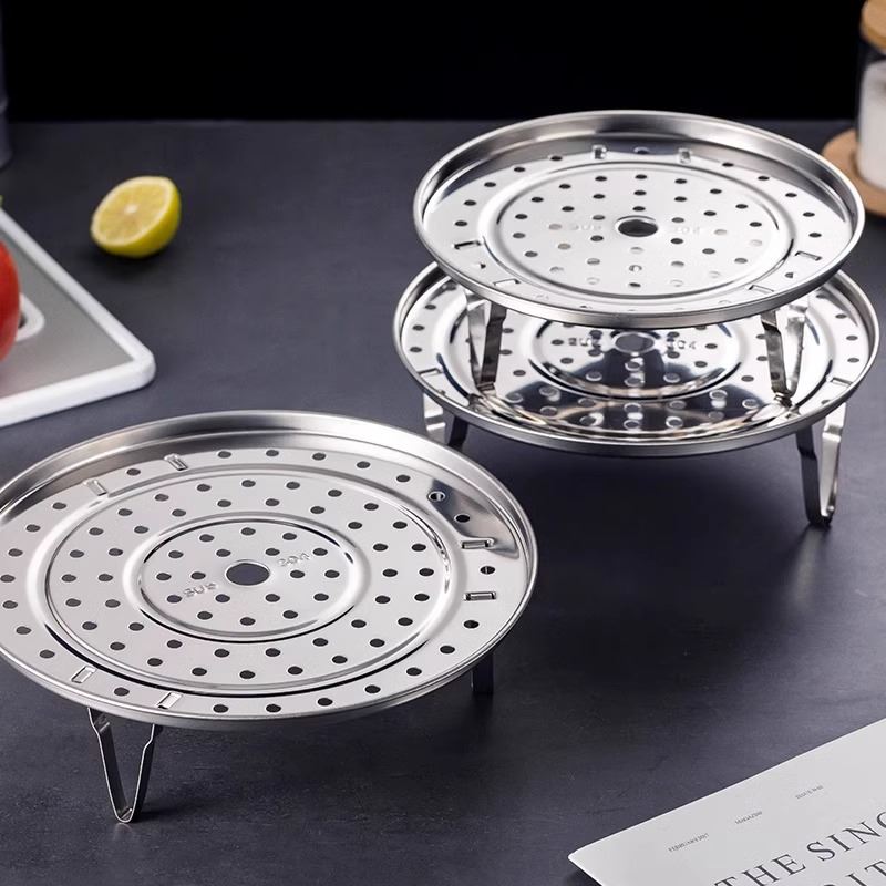 蒸格304不锈钢蒸笼蒸盘家用蒸帘蒸架通用电电子锅篦子万能蒸笼餐