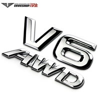 Подходит для Highland V6 Limited Metal Modified Car Logo Logo Vvti Хвостовая наклейка AWD.