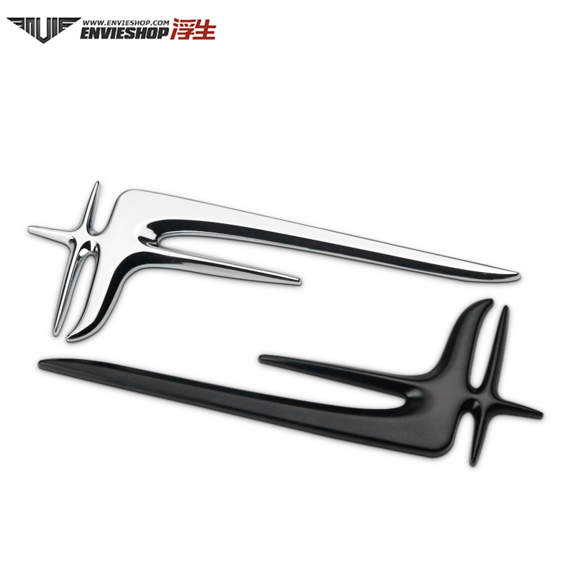 金属车标c级后窗天使翼叶子板