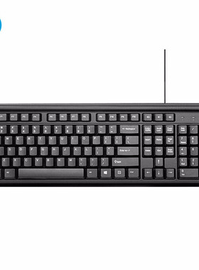 HP/惠普 K100/KM100有线键盘鼠标套装笔记本台式办公游戏防水超薄