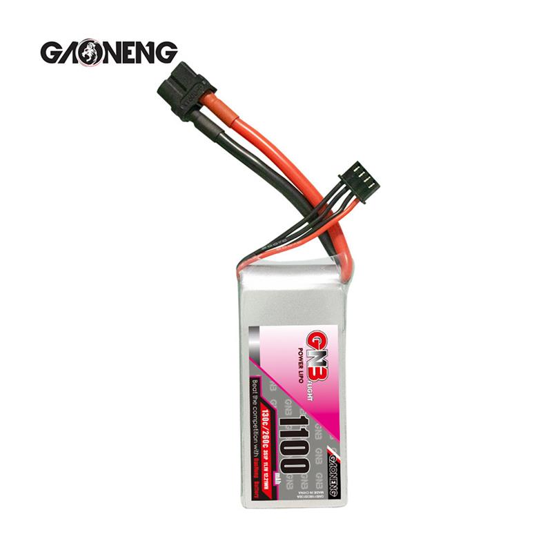 高能GNB 1100mAh 3S 11.1V 130C 高倍率RC模型FPV遥控穿越机锂电
