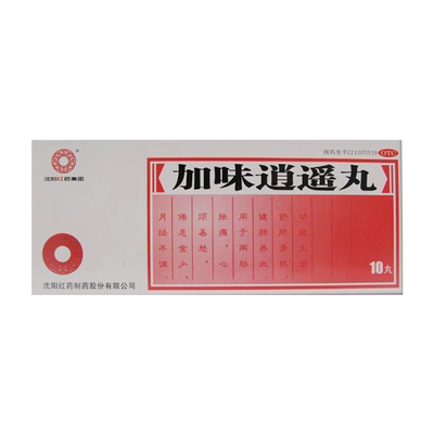 【沈阳红药】加味逍遥丸9g*10丸/盒