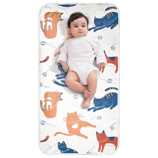 小狮王辛巴隔尿垫婴儿防水可洗纯棉透气大尺寸儿童床垫宝宝四季