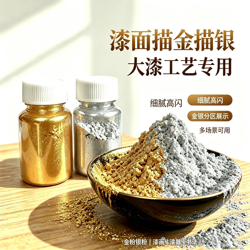 金粉银粉书画印泥闪粉