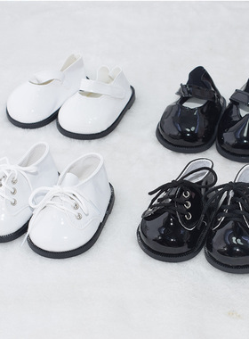 跨境40CM棉花娃娃魔术贴皮鞋中号星黛露莉娜熊配饰重生婴儿娃娃鞋