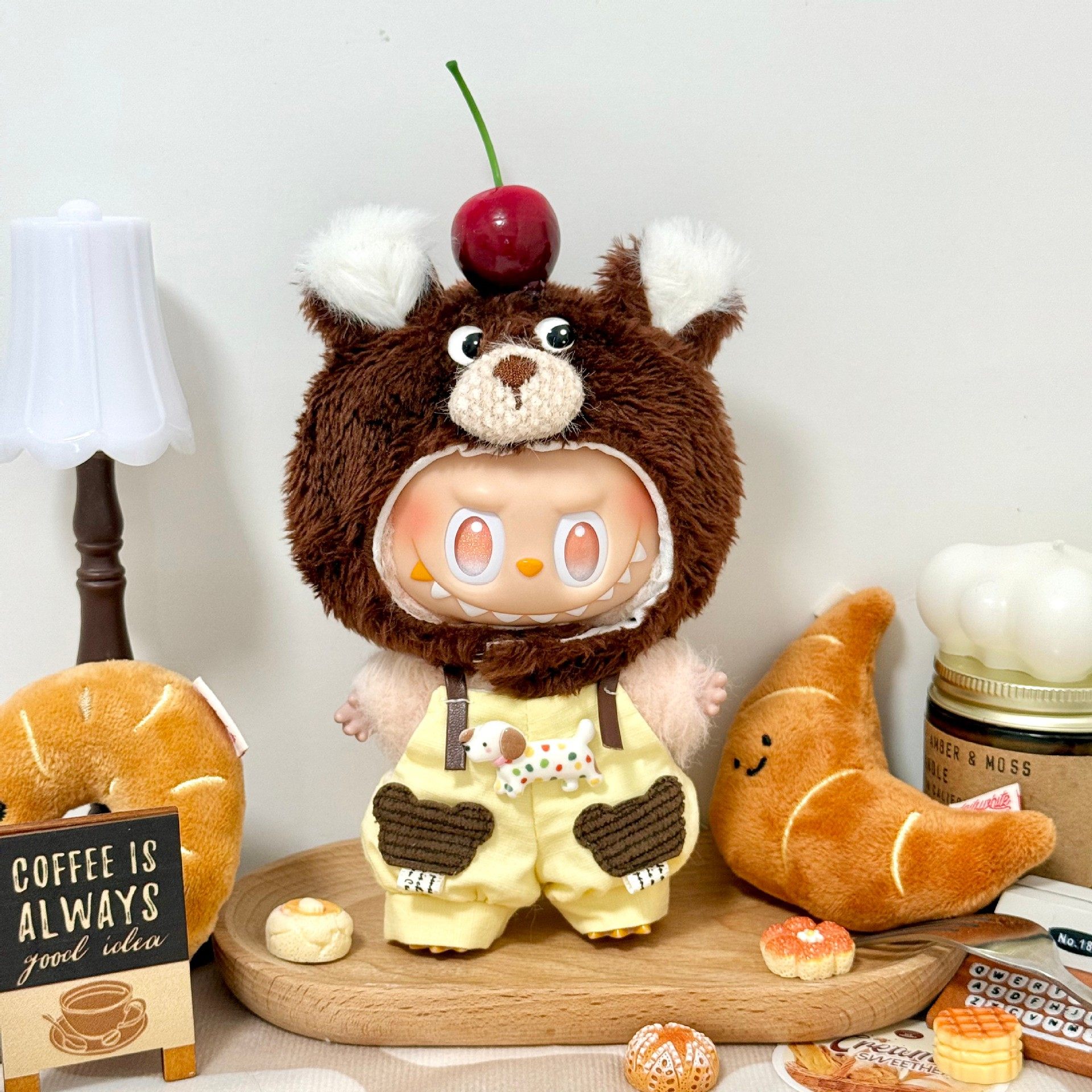 跨境娃衣10cm棉花娃娃海星体正常体拉布布labubu娃衣马戏大熊套装,模玩/动漫/周边/娃圈三坑/桌游,棉花娃娃/毛绒玩具娃衣,淘宝优惠券,粉丝福利购,淘宝优惠卷