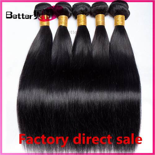 8A peruvian virgin human straight hair extensions 许昌发帘