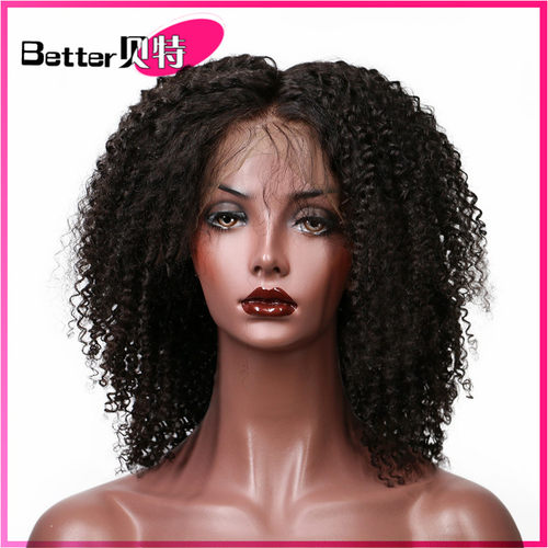 8A quality Kinky Curly Lace Wig 150% Density Brazilian Remy Lace Front Human Hair Wigs For Black Women Pre Plucked With Baby Hair