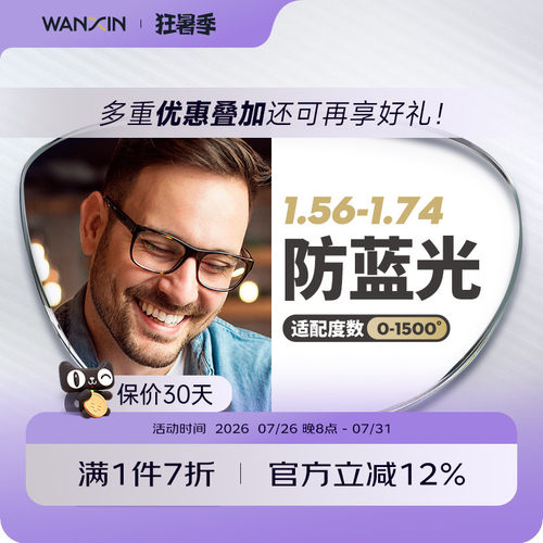 万新辐射高度数官方旗舰店镜片