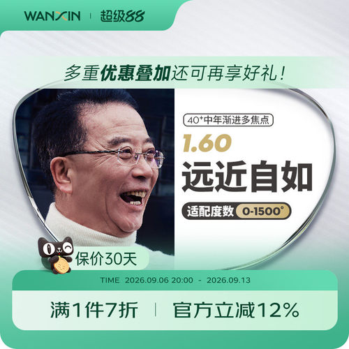 winsee1.60成人渐进镜片万新