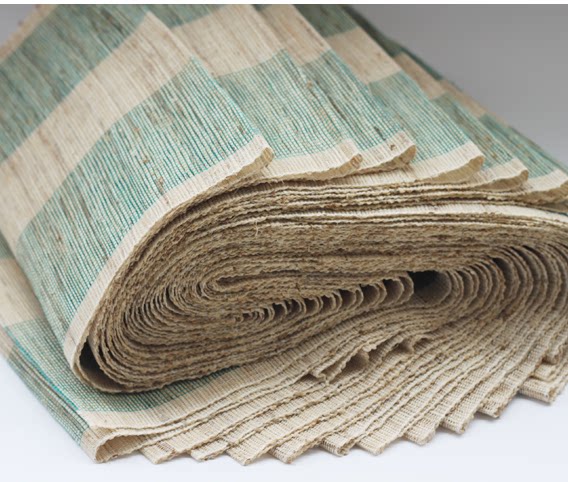 手工布艺隔帘田园麻帘玄关帘隔断帘苎麻面料禅意帘子背景装饰布料