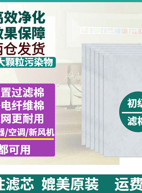 适配夏普空气净化器KI-GF70/EX100/FX100/GX100/WF706初效滤棉