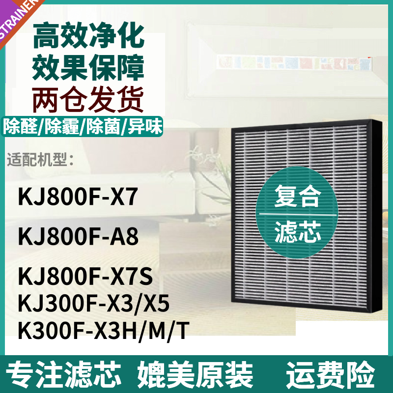 适配贝昂净化器滤网除醛异味雾霾