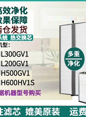 适配大金新风系统新风机滤芯VAML300/200/600HV1S/H500GV1过滤网