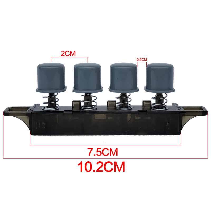 先锋电风扇开关琴键开关空调扇通用按键四键三挡复位开关全新原厂
