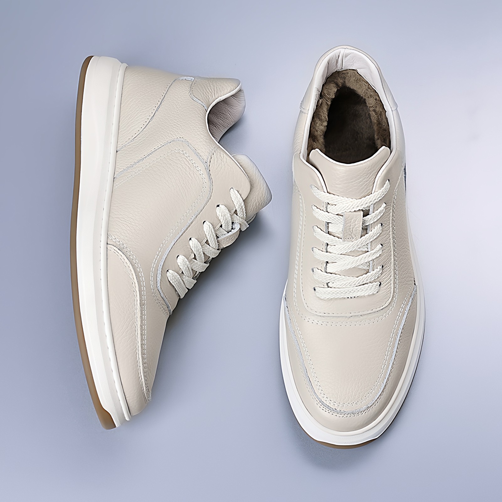 羊毛男士棉鞋头层牛皮冬季新款真皮保暖休闲鞋加绒中帮男鞋软铭昕,流行男鞋,棉鞋,淘宝优惠券,粉丝福利购,淘宝优惠卷