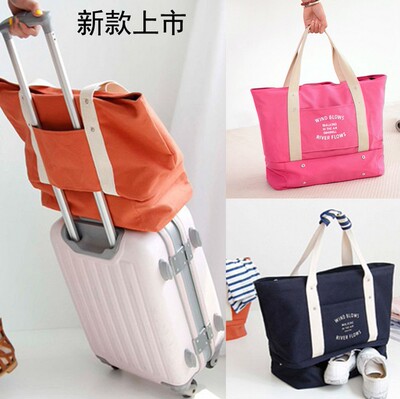 New canvas travel backpack women's mommy bag妈咪包帆布包