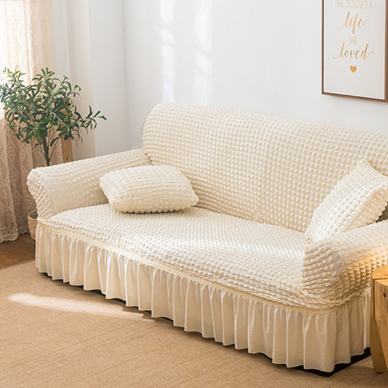 Fabric sofa cover elastic lazy sofa cover sofa cushion沙发垫