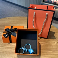 Электронная деревянная рыба-голуба ★ Оранжевая подарочная коробка +зарплата подарочной сумки +1