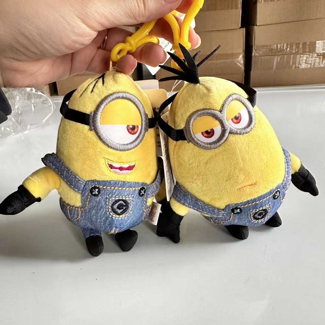 小黄人包包挂件钥匙扣可爱玩偶