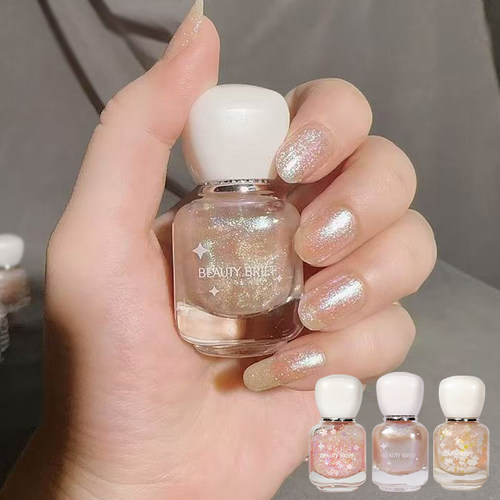 名创优品指甲油闪耀亮片持久