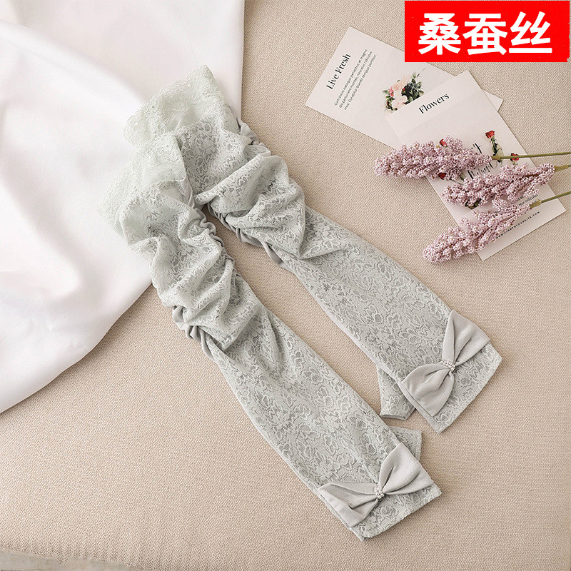真丝桑蚕丝法式宫廷风蕾丝
