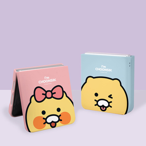 韩国kakao三星z flip7手机壳卡通可爱时尚情侣超薄硬壳保护套防摔