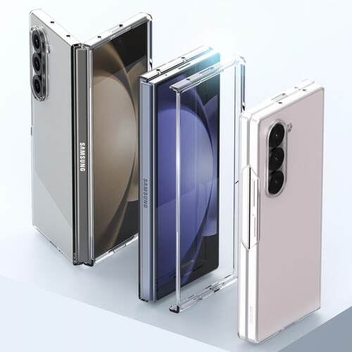韩国适用三星Z Fold6手机壳高透明保护壳折叠屏zfold6轻薄硬壳保护套简约商务纯色超薄PC手感好 散热裸机