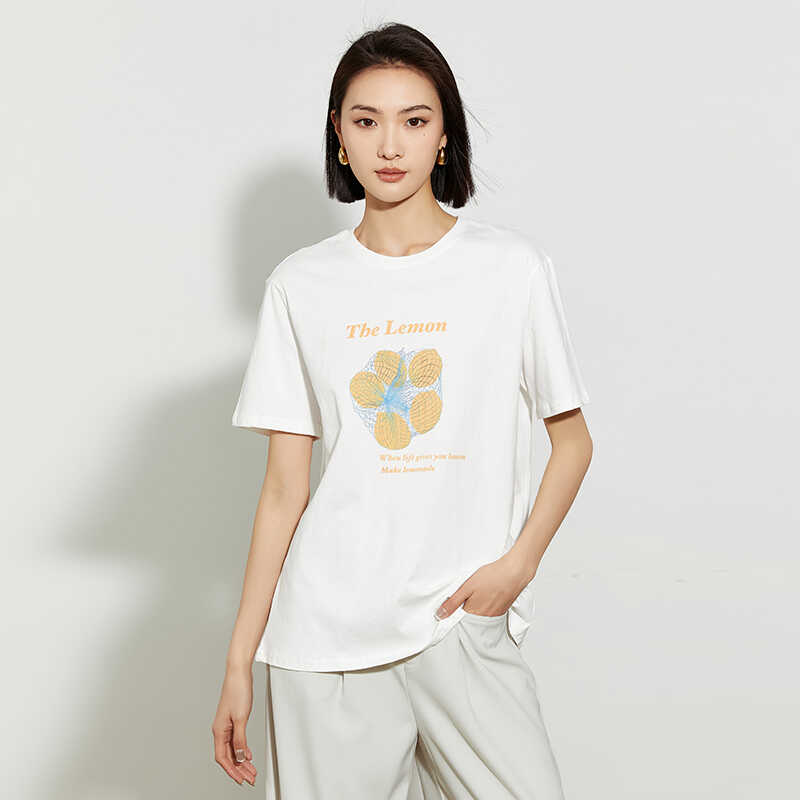 T恤女2024夏季新款基础款短上衣图片