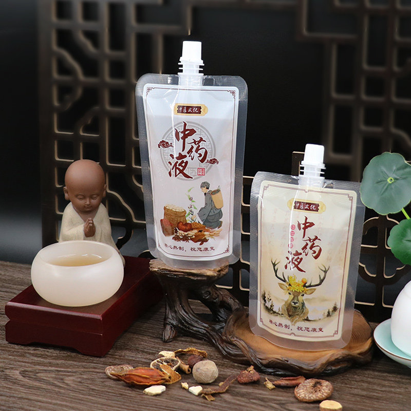 中药液包装袋自立吸嘴袋