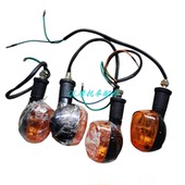 豪江烈豹摩托配件HJ125 8B前转向灯后方向灯转弯灯角灯 150